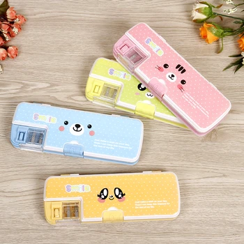 Korean Cute Stationery Cartoon Creative Pencil Case Stationery School Office Pencil Sharpener Double-sided Pencil Case
Korean Cute Stationery Cartoon Creative Pencil Case Stationery School Office Pencil Sharpener Double-sided Pencil Case