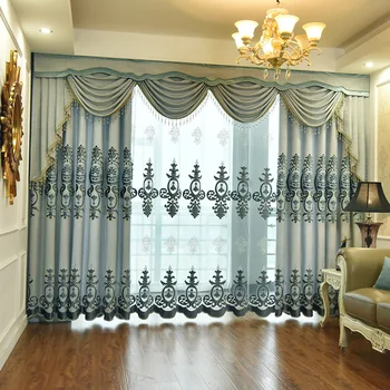 European-style Chenille Jacquard Embroidery Shading and Sound Insulation Curtains for Living Dining Room Bedroom.
European-style Chenille Jacquard Embroidery Shading and Sound Insulation Curtains for Living Dining Room Bedroom.