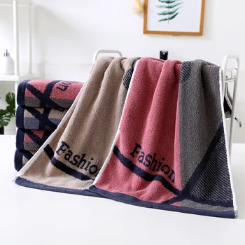 Soft And Comfortable 35 * 75cm 100% Cotton Towel Adult Dark Color Lettered Face Wash Hand Towel 
Soft And Comfortable 35 * 75cm 100% Cotton Towel Adult Dark Color Lettered Face Wash Hand Towel
