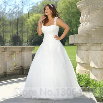 Plus Size Wedding Dress For Big Size Women Appliques Sleeveless Lace Up Back Customized Bride Dress vestido de noiva 
Plus Size Wedding Dress For Big Size Women Appliques Sleeveless Lace Up Back Customized Bride Dress vestido de noiva