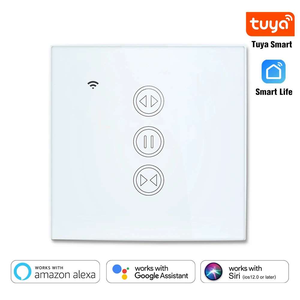 WiFi Curtain Blind Switch for Roller Shutter Electric Motor Tuya Smart Life Google Home Alexa Siri Voice Control
WiFi Curtain Blind Switch for Roller Shutter Electric Motor Tuya Smart Life Google Home Alexa Siri Voice Control