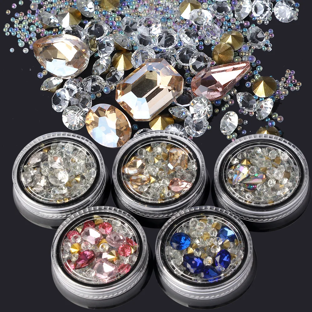 Mixed Color Nail Stone AB Color Rhinestone Irregular Beads Manicure For Nails Art Decorations Crystals
Mixed Color Nail Stone AB Color Rhinestone Irregular Beads Manicure For Nails Art Decorations Crystals