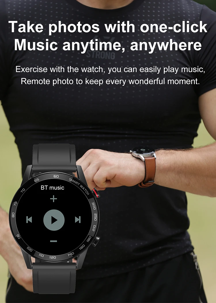 Smart Watch Bluetooth Call Waterproof Fitness Bracelet Heart Rate Monitor Compatible system: IOS / Android FunctionsIP68 waterproof, Large memory 10 dials selection, Dial pad (Bluetooth…