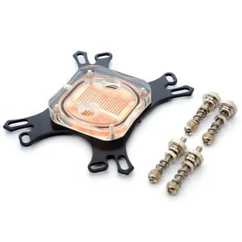 CPU Water Block Water Copper Base Cooling Cooler Computer Cooling Radiator for AMD with Mounting Screws 
CPU Water Block Water Copper Base Cooling Cooler Computer Cooling Radiator for AMD with Mounting Screws
