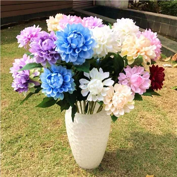 10Pcs Fake Single Stem Aztec Dahlia (3 heads/piece) 24" Length Simulation Pompon for Wedding Home Decorative Artificial Flowers
10Pcs Fake Single Stem Aztec Dahlia (3 heads/piece) 24" Length Simulation Pompon for Wedding Home Decorative Artificial Flowers
