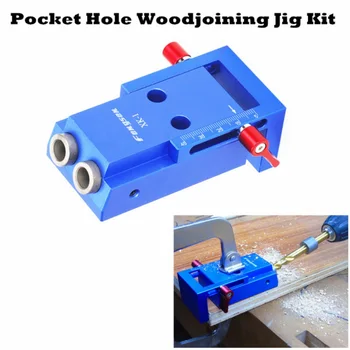 Pocket Hole Drill Dowel Jig With Step Drilling Bit Woodworking Oblique Drill Guide Set Professional Positioner Locator Tool
Pocket Hole Drill Dowel Jig With Step Drilling Bit Woodworking Oblique Drill Guide Set Professional Positioner Locator Tool