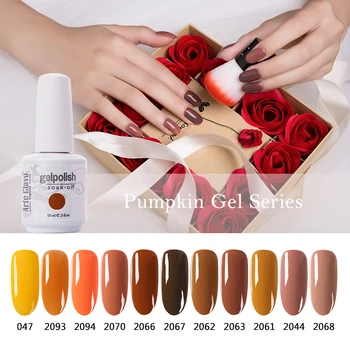 Arte Clavo 131 Colors 15ml Nail Gel Polish Hybrid Varnish For Nail Art LED UV Gel Pumpkin Color Long Lasting Base Top Coat
Arte Clavo 131 Colors 15ml Nail Gel Polish Hybrid Varnish For Nail Art LED UV Gel Pumpkin Color Long Lasting Base Top Coat