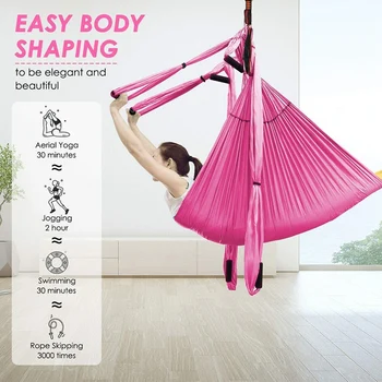 Aerial Yoga Swing Set Antigravity Ceiling Hanging Yoga Hammock Yoga Swing Inversion Tool
Aerial Yoga Swing Set Antigravity Ceiling Hanging Yoga Hammock Yoga Swing Inversion Tool