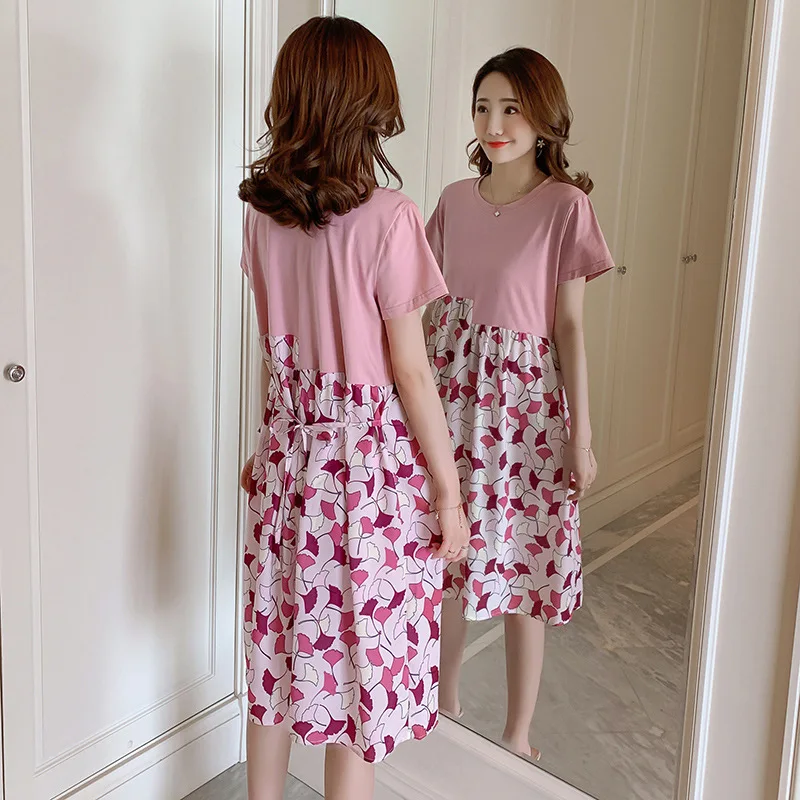 Pregnant Women Dress Summer Fashion Thin Summer Three-quarter-length Sleeve Skirt Mid-length Korean-style Maternity Clothes Summ
Pregnant Women Dress Summer Fashion Thin Summer Three-quarter-length Sleeve Skirt Mid-length Korean-style Maternity Clothes Summ