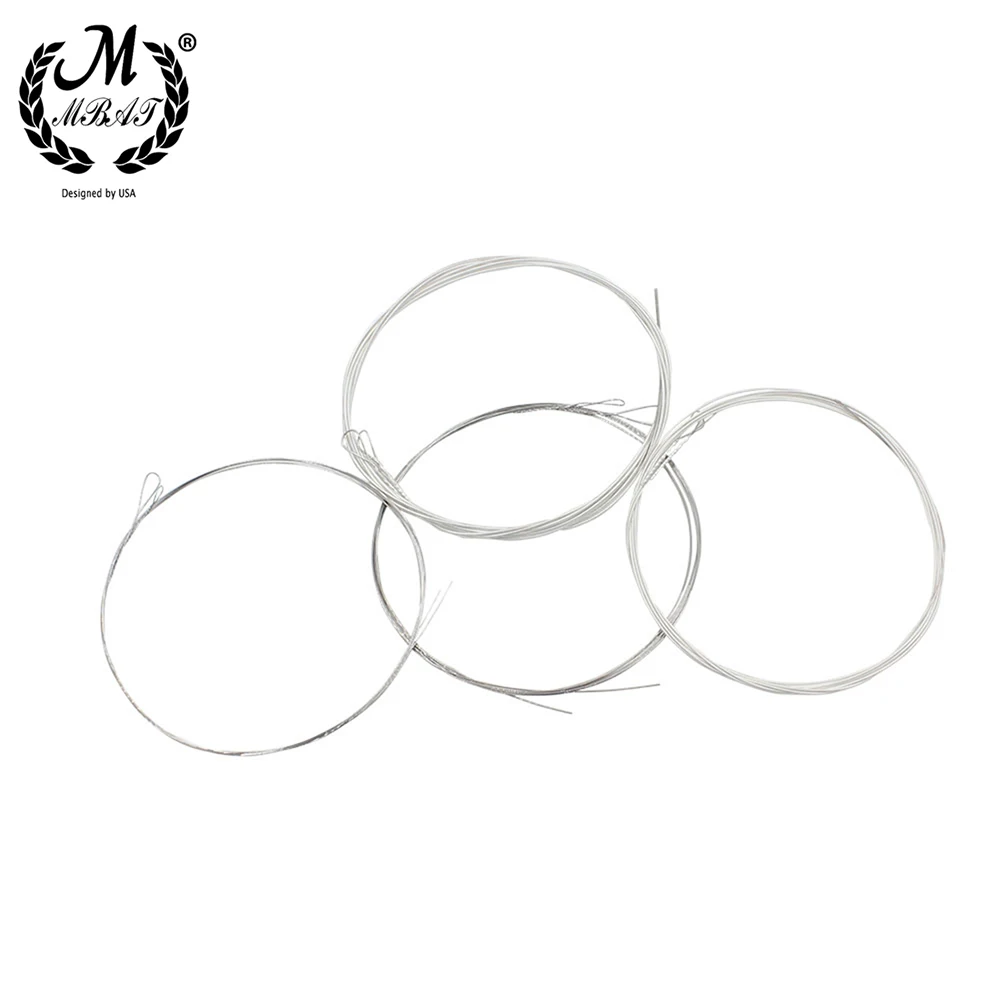M MBAT Mandolin Strings 4pcs/pack Plated Steel Silver-Plated Copper Alloy Wound Mandolin Stringed Instrument Accessories M100
M MBAT Mandolin Strings 4pcs/pack Plated Steel Silver-Plated Copper Alloy Wound Mandolin Stringed Instrument Accessories M100