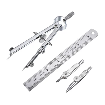 uxcell 2 in 1 Set Spring Bow Compass Set 15cm 6 Inch Straight Ruler for Drafting Math Geometry Art and Graphics
uxcell 2 in 1 Set Spring Bow Compass Set 15cm 6 Inch Straight Ruler for Drafting Math Geometry Art and Graphics
