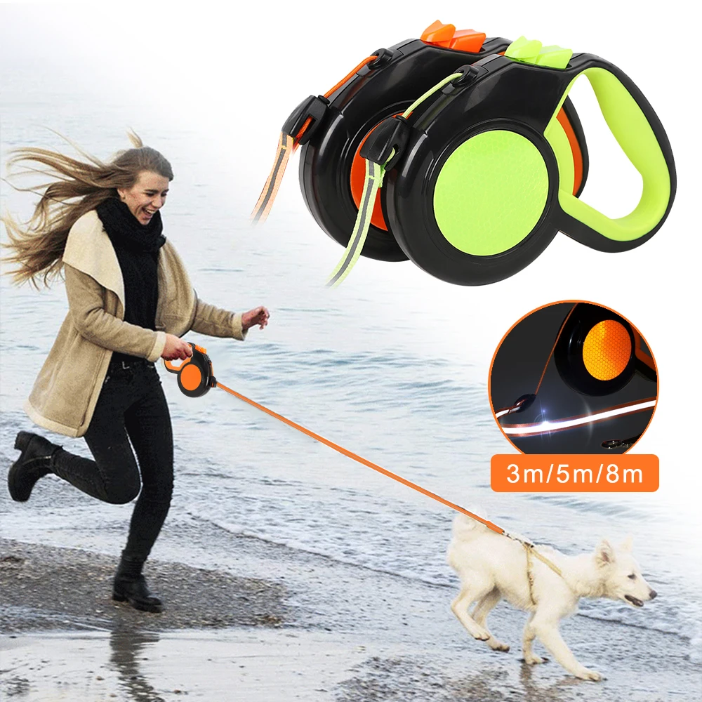 8 meter retractable dog lead