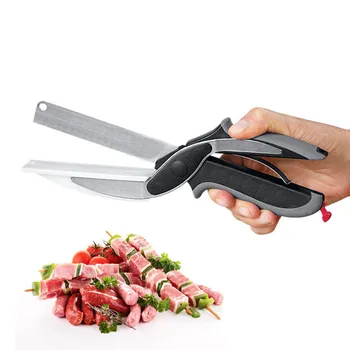 Drop Shipping New Multi-Function Smart Clever Cutter Scissor 2 in 1 Cutting Board Utility Cutter Stainless Steel Vegetable Knife 
Drop Shipping New Multi-Function Smart Clever Cutter Scissor 2 in 1 Cutting Board Utility Cutter Stainless Steel Vegetable Knife