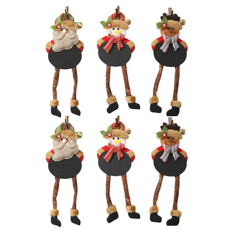 6pcs Christmas Hanging Doll Adorable DIY Blackboard Christmas Supplies Hanging Decor Decorative Props Pendant for Christmas 
6pcs Christmas Hanging Doll Adorable DIY Blackboard Christmas Supplies Hanging Decor Decorative Props Pendant for Christmas
