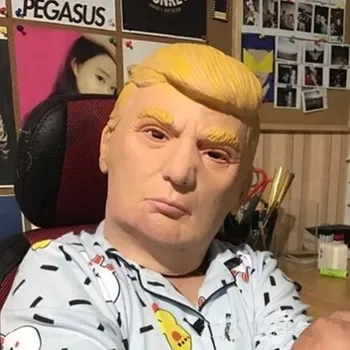 Donald Trump Overhead President Prop Funny Latex Party Mask Carnival Celebrity Billionaire Cosplay Masquerade Costume Trump Mask 
Donald Trump Overhead President Prop Funny Latex Party Mask Carnival Celebrity Billionaire Cosplay Masquerade Costume Trump Mask
