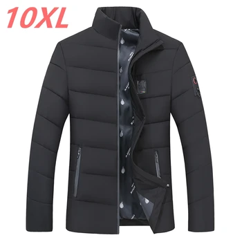 NEW 10XL 8XL Parka Cotton Padded Winter Jacket Coat Mens Warm Jackets Male Solid Color Stand Collar Zipper Thick Coats Parkas 
NEW 10XL 8XL Parka Cotton Padded Winter Jacket Coat Mens Warm Jackets Male Solid Color Stand Collar Zipper Thick Coats Parkas