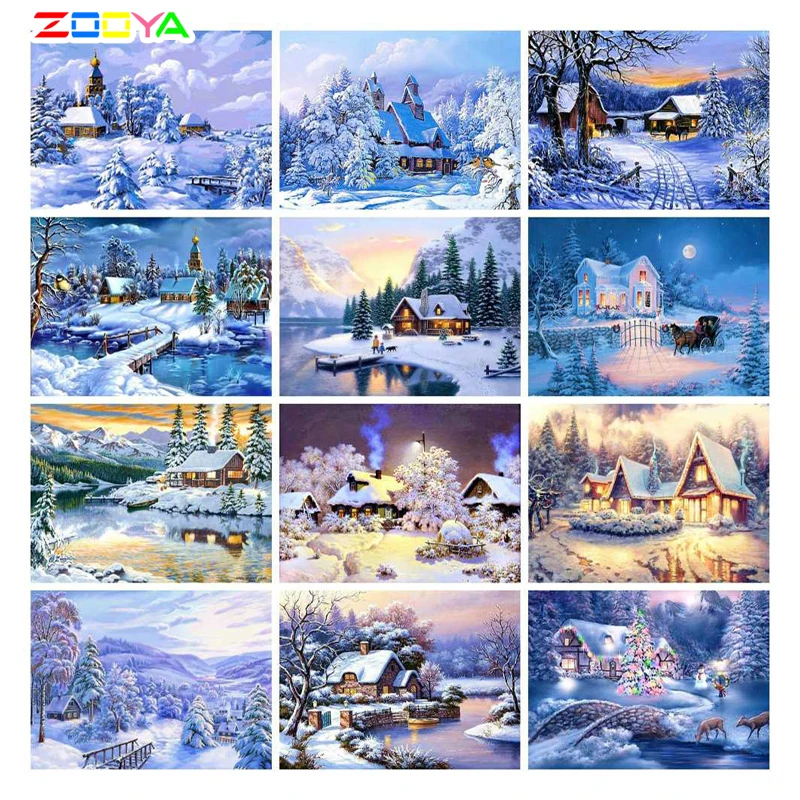 ZOOYA Stitch 5D Diy Diamond Painting Snowhouse New 3D Diamond Painting Cross Stitch Square Diamond Embroidery Snow Nature 6A04
ZOOYA Stitch 5D Diy Diamond Painting Snowhouse New 3D Diamond Painting Cross Stitch Square Diamond Embroidery Snow Nature 6A04