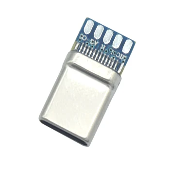 10PCS USB 3.1 Type C Connector 24 Pin Male Socket Fast Charging+Audio Module receptacle adapter to solder wire & cable PCB Board
10PCS USB 3.1 Type C Connector 24 Pin Male Socket Fast Charging+Audio Module receptacle adapter to solder wire & cable PCB Board