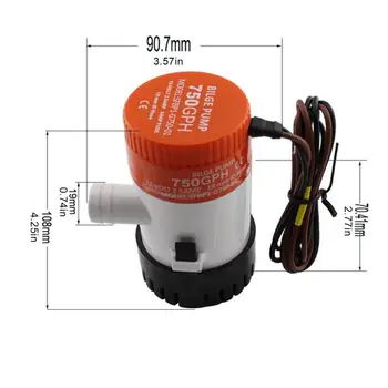 Yacht DC Bilge Pump Stainless Steel Shaft Drain Pump Electric Heavy Duty Marine Submersible Pump Boat RV
Yacht DC Bilge Pump Stainless Steel Shaft Drain Pump Electric Heavy Duty Marine Submersible Pump Boat RV