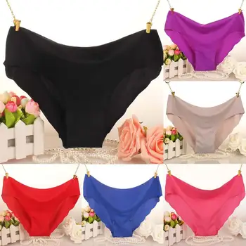 Plus Size Panties Women Soft Ice Silk Seamless Briefs Women Solid Color Low Waist Ultra-Thin Women's Sexy Underwear Panties
Plus Size Panties Women Soft Ice Silk Seamless Briefs Women Solid Color Low Waist Ultra-Thin Women's Sexy Underwear Panties
