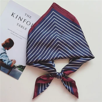 Fashion Women Striped Bandanas Multifunction Cloth Scarf Satin Small Square Shawls Handle Bag Ribbon Ladies Neckerchief
Fashion Women Striped Bandanas Multifunction Cloth Scarf Satin Small Square Shawls Handle Bag Ribbon Ladies Neckerchief