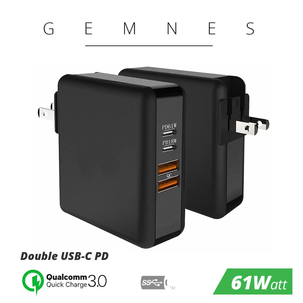61W US EU UK PD USB Type C Charger QC 3.0 Power Delivery For iPhone iPad HP Dell Samsung S10 A50 A30 Matebook Adapter Charger
61W US EU UK PD USB Type C Charger QC 3.0 Power Delivery For iPhone iPad HP Dell Samsung S10 A50 A30 Matebook Adapter Charger