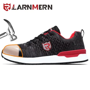LARNMERN Men's Work Shoes Steel Toe Safety shoe Comfortable Lightweight Anti-smashing Reflective Construction Sneaker
LARNMERN Men's Work Shoes Steel Toe Safety shoe Comfortable Lightweight Anti-smashing Reflective Construction Sneaker