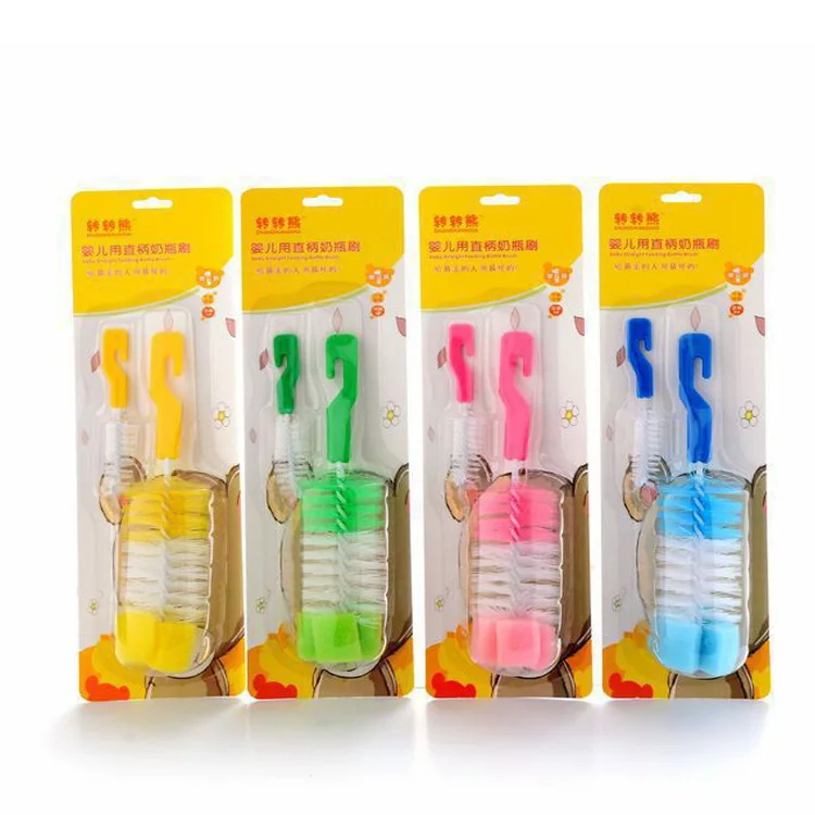 Zhuan zhuan xiong Infant Bottle Brush/Nipple Brush with Hook Cleaning Sponge Head Paper Card Packaging Bottle Brush 8050 
Zhuan zhuan xiong Infant Bottle Brush/Nipple Brush with Hook Cleaning Sponge Head Paper Card Packaging Bottle Brush 8050
