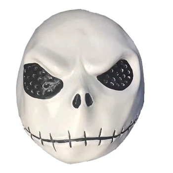 New The Nightmare Before Christmas Jack Skellington White Latex Mask Movie Cosplay Props Halloween Party Mischievous Horror Mask
New The Nightmare Before Christmas Jack Skellington White Latex Mask Movie Cosplay Props Halloween Party Mischievous Horror Mask