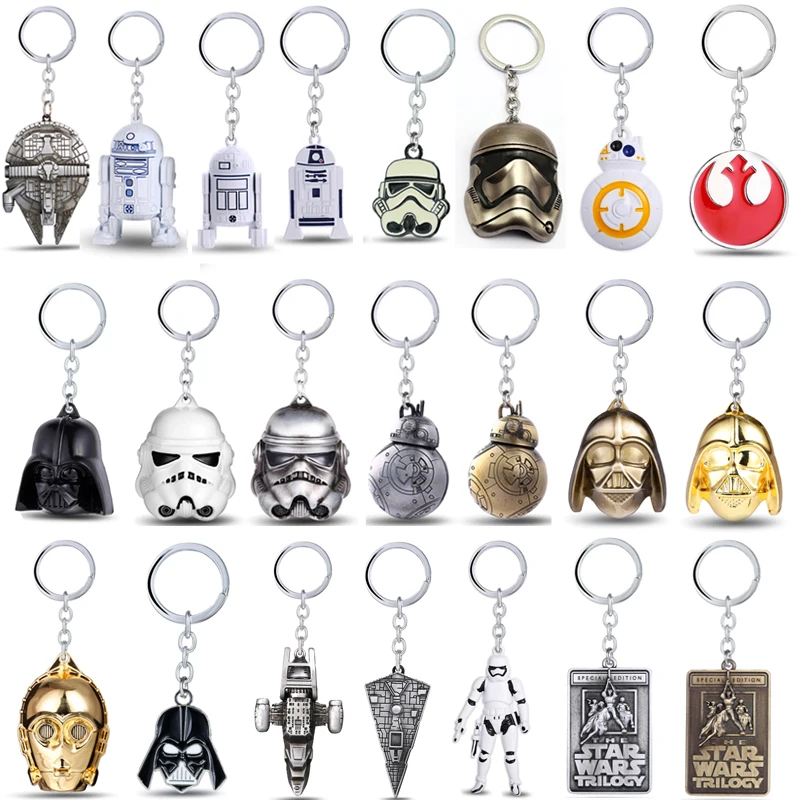 Star Wars Keychain 3D StormTrooper Vader Anakin Skywalker Pendant Keyring Car Bag Key Chain Jewelry for Men Women
Star Wars Keychain 3D StormTrooper Vader Anakin Skywalker Pendant Keyring Car Bag Key Chain Jewelry for Men Women