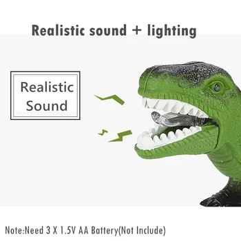 Electronic Roaring Dinosaur Walking Sound Light Interactive Robot Kids Toy Gift Biology Animal Toy Cartoon Child Baby Favor Toy
Electronic Roaring Dinosaur Walking Sound Light Interactive Robot Kids Toy Gift Biology Animal Toy Cartoon Child Baby Favor Toy