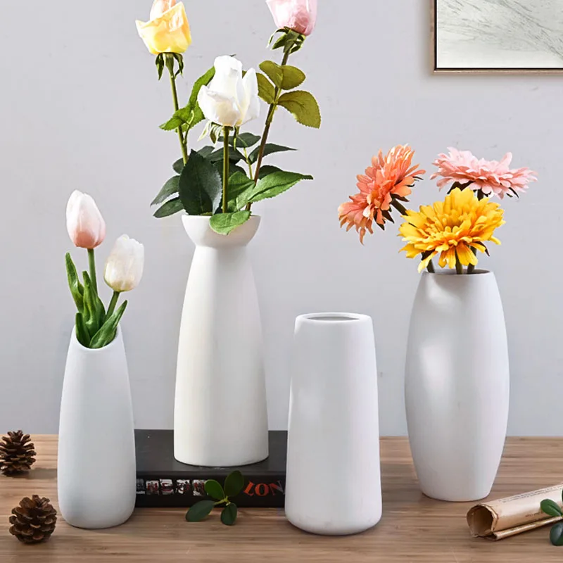 Office Desk Decoration Funishings Dry Flower Vases White Ceramic Vases Home Decoration Ornaments Wedding Decor Artware Gifts
Office Desk Decoration Funishings Dry Flower Vases White Ceramic Vases Home Decoration Ornaments Wedding Decor Artware Gifts