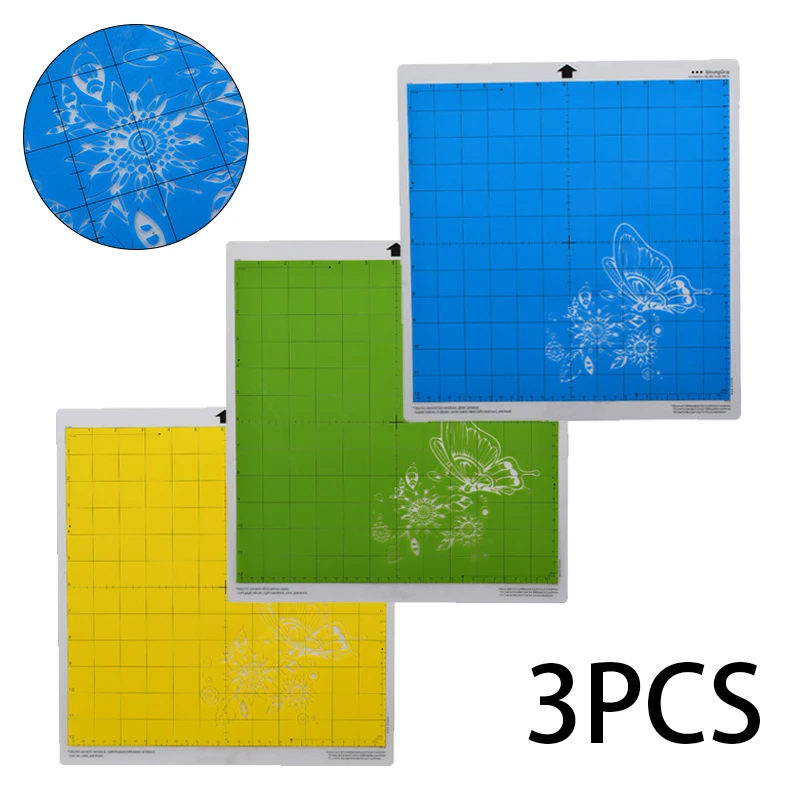 3pcs Cutting Mats Standard/Light/Strong Grip Adhesive Cutting Mat Cutter Tools Cutting Mat with Measuring Grid Engraving Board
3pcs Cutting Mats Standard/Light/Strong Grip Adhesive Cutting Mat Cutter Tools Cutting Mat with Measuring Grid Engraving Board