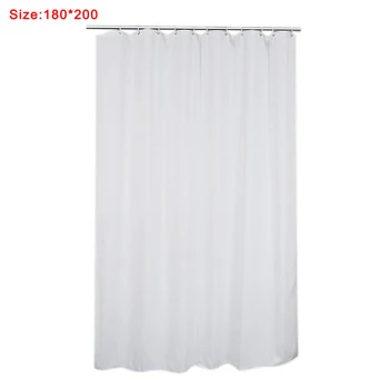 Plain Bath Curtain Waterproof Washable White Shower Curtain Extra Wide Extra Long With 12 Hooks
Plain Bath Curtain Waterproof Washable White Shower Curtain Extra Wide Extra Long With 12 Hooks