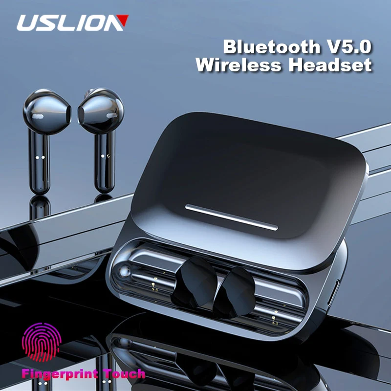 USLION TWS Wireless Bluetooth V5.0 Earphones With Microphone Charging Box Charger Mini Stereo Sport Wireless Earbuds
USLION TWS Wireless Bluetooth V5.0 Earphones With Microphone Charging Box Charger Mini Stereo Sport Wireless Earbuds