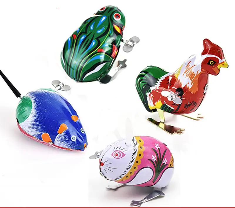 Ant Frog Rat Rooster Rabbit Toy Clockwork Animal style bouncing toy A variety of styles Child birthday present
Ant Frog Rat Rooster Rabbit Toy Clockwork Animal style bouncing toy A variety of styles Child birthday present