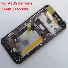 Bloc écran tactile lcd avec châssis, 5.5 pouces, pour ASUS ZenFone Zoom ZX551ML, zx 551ml=