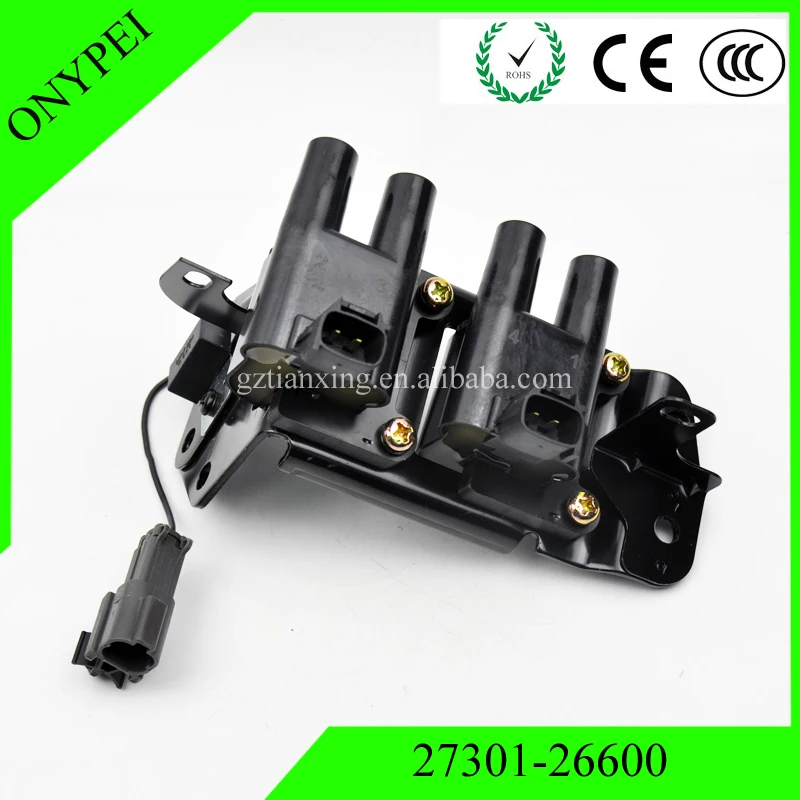OEM# 27301-26600 UF424 New Ignition Coil For 2001-2005 Hyundai Accent 1.6L L4 UF-424 27301 26600 2730126600
OEM# 27301-26600 UF424 New Ignition Coil For 2001-2005 Hyundai Accent 1.6L L4 UF-424 27301 26600 2730126600