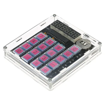 New DIY MCU Calculator Kit Digital Tube Calculator with Transparent Case Pre-programmed design for easy operation
New DIY MCU Calculator Kit Digital Tube Calculator with Transparent Case Pre-programmed design for easy operation