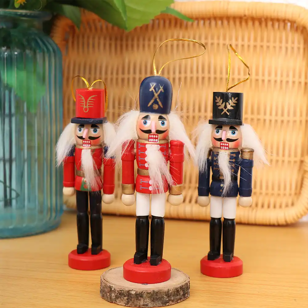 wooden nutcracker decorative handcraft for friends children