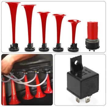 Hot New Universal 12V 5 Trumpet Musical Dixie Car Air Horn Dukes of Hazzard Air Compressor for Car Truck Boat
Hot New Universal 12V 5 Trumpet Musical Dixie Car Air Horn Dukes of Hazzard Air Compressor for Car Truck Boat