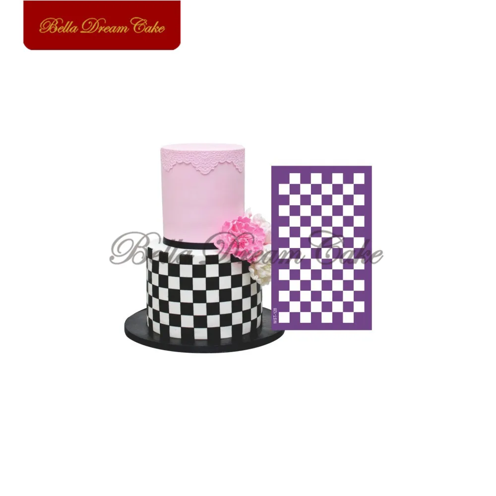 Square Pattern Cake Stencil Fondant Cake Mold Sugarcraft Mesh Stencils Wedding Cake Mould Cake Decorating Tool Bakeware
Square Pattern Cake Stencil Fondant Cake Mold Sugarcraft Mesh Stencils Wedding Cake Mould Cake Decorating Tool Bakeware