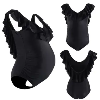 Women Sexy Ruffle Swimsuit Pregnant One-Piece Maternity Swimwear Tankinis Solid Color Padded Bikinis Swimsuit Beachwear Suit #A3
Women Sexy Ruffle Swimsuit Pregnant One-Piece Maternity Swimwear Tankinis Solid Color Padded Bikinis Swimsuit Beachwear Suit #A3