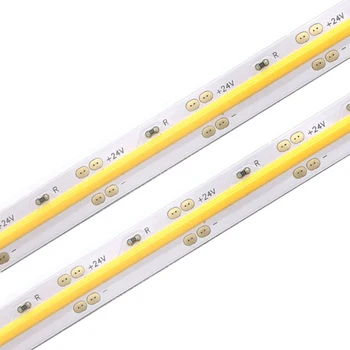 high quality COB led strip DC24V CRI90 led strip light 528chips/M high lumen cob led tape without dot 5meter/roll
high quality COB led strip DC24V CRI90 led strip light 528chips/M high lumen cob led tape without dot 5meter/roll