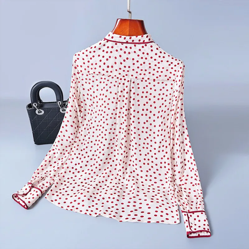 Women Long Sleeve Shirts Print Polka Dot Blouse Korean Fashion Clothing Ladies Tops Spring Autumn Blusas 2020 LWL1630
Women Long Sleeve Shirts Print Polka Dot Blouse Korean Fashion Clothing Ladies Tops Spring Autumn Blusas 2020 LWL1630