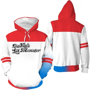 SONSPEE Birds of Prey Harley Quinn Movie 3D Printing Unisex Hoodie Men's Hip hop Long sleeve Sweatshirt Fashion Streetwear Hoody
SONSPEE Birds of Prey Harley Quinn Movie 3D Printing Unisex Hoodie Men's Hip hop Long sleeve Sweatshirt Fashion Streetwear Hoody