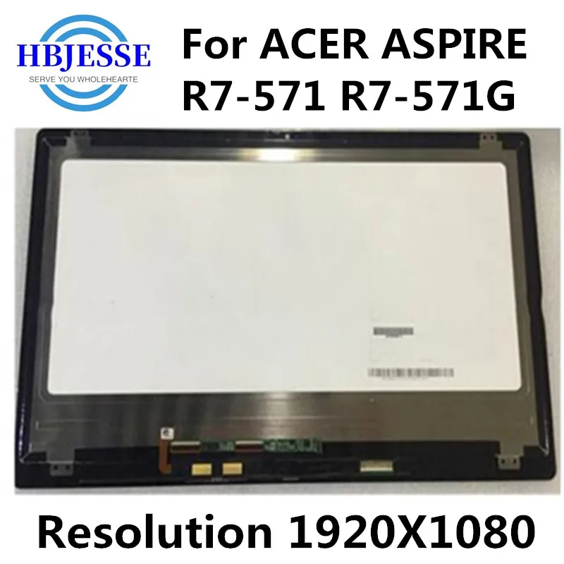 

Тест хорошо 15,6 "для Acer Aspire R7 R7-571 ноутбук ЖК-экран сенсорный дигитайзер сборка 1920X1080 IPS Замена