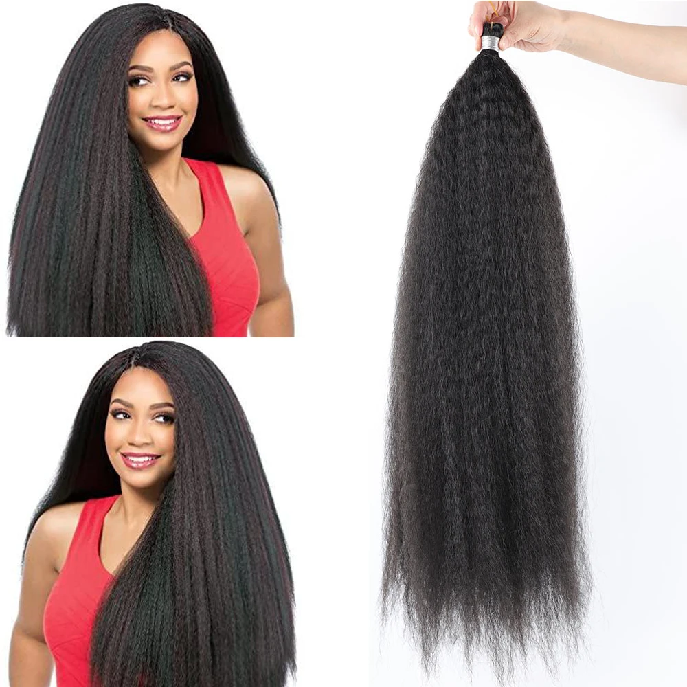 Synthetic Crochet Braiding Hair Extensions Afro Kinky Curly Fake For Braids Strand Hook Braid |