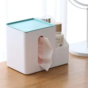 Plastic Desktop Storage Box Multifunction Facial Tissue Box with Remote Control Holder for Home Office
Plastic Desktop Storage Box Multifunction Facial Tissue Box with Remote Control Holder for Home Office