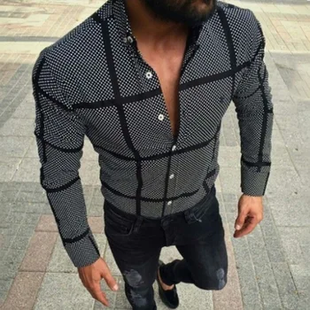 Men Plaid Shirt Spring Black Plaid Shirts for Men Blouse Casual Men Shirt Long Sleeve Vintage Clothes Long Sleeve Button Shirt
Men Plaid Shirt Spring Black Plaid Shirts for Men Blouse Casual Men Shirt Long Sleeve Vintage Clothes Long Sleeve Button Shirt